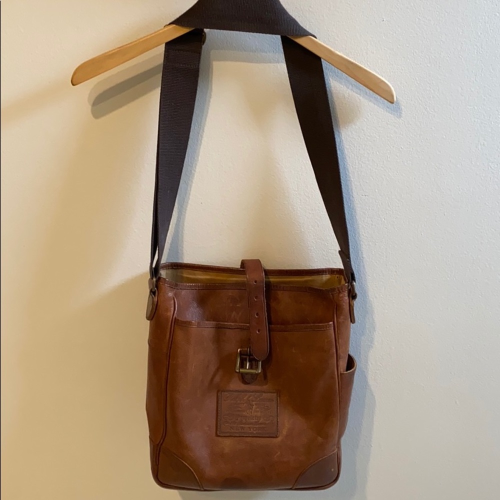 Ralph Lauren authentic leather hand bag